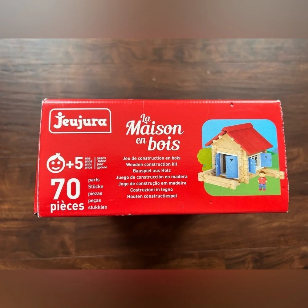 Jeujura J8031 69 Pieces The Wooden House Made In France